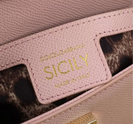 DB Sicily Bag Light Pink Dauphine Calfskin