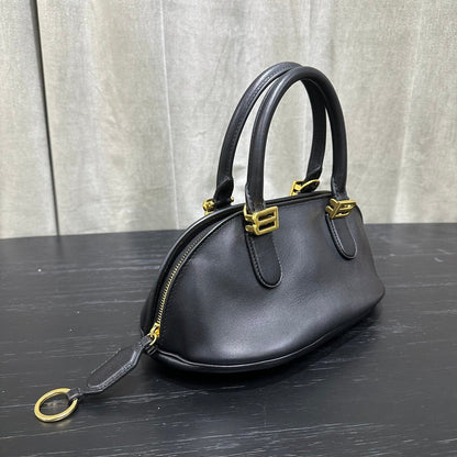 Balenciaga  Bolero Bowling Bag Black Calfksin