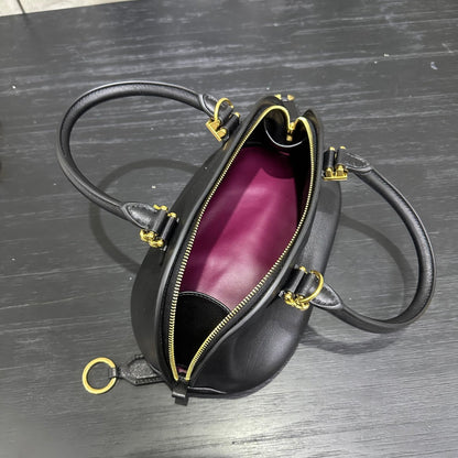Balenciaga  Bolero Bowling Bag Black Calfksin