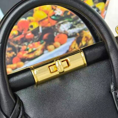 DB Small Marlene Day Bag Black Calfskin