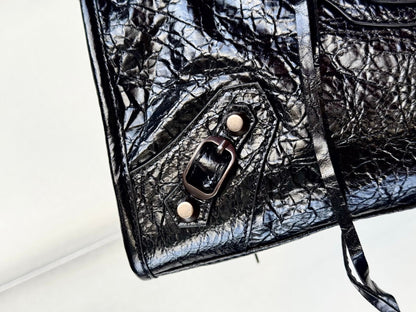 Balenciaga Le City Bag Black Lambskin