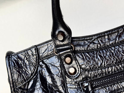 Balenciaga Le City Bag Black Lambskin