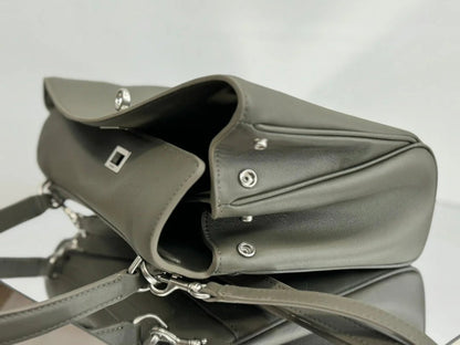 Balenciaga Small Rodeo Bag 29 Olive Green Calfskin Sliver Hardware