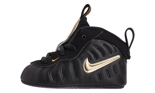 Air Foamposite Pro Crib "Black Metallic Gold" 643145 010